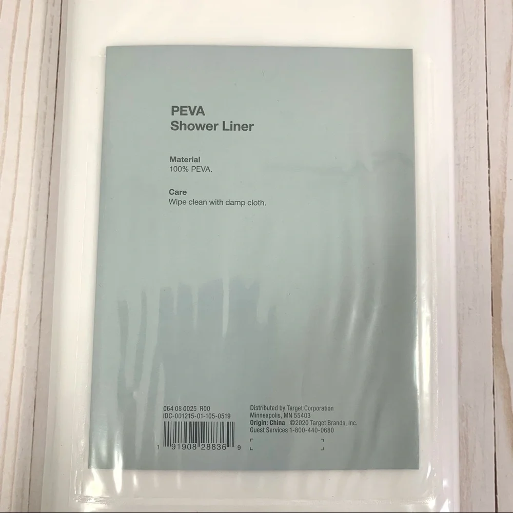 Made By Design 2-Pack PEVA Medium Weight Shower Liner Frosted